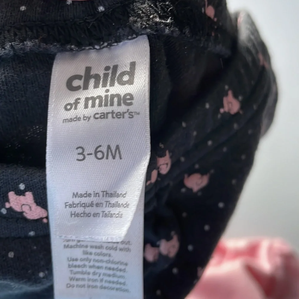 Carter’s 3 to 6 month elephant pants and sweatshirt